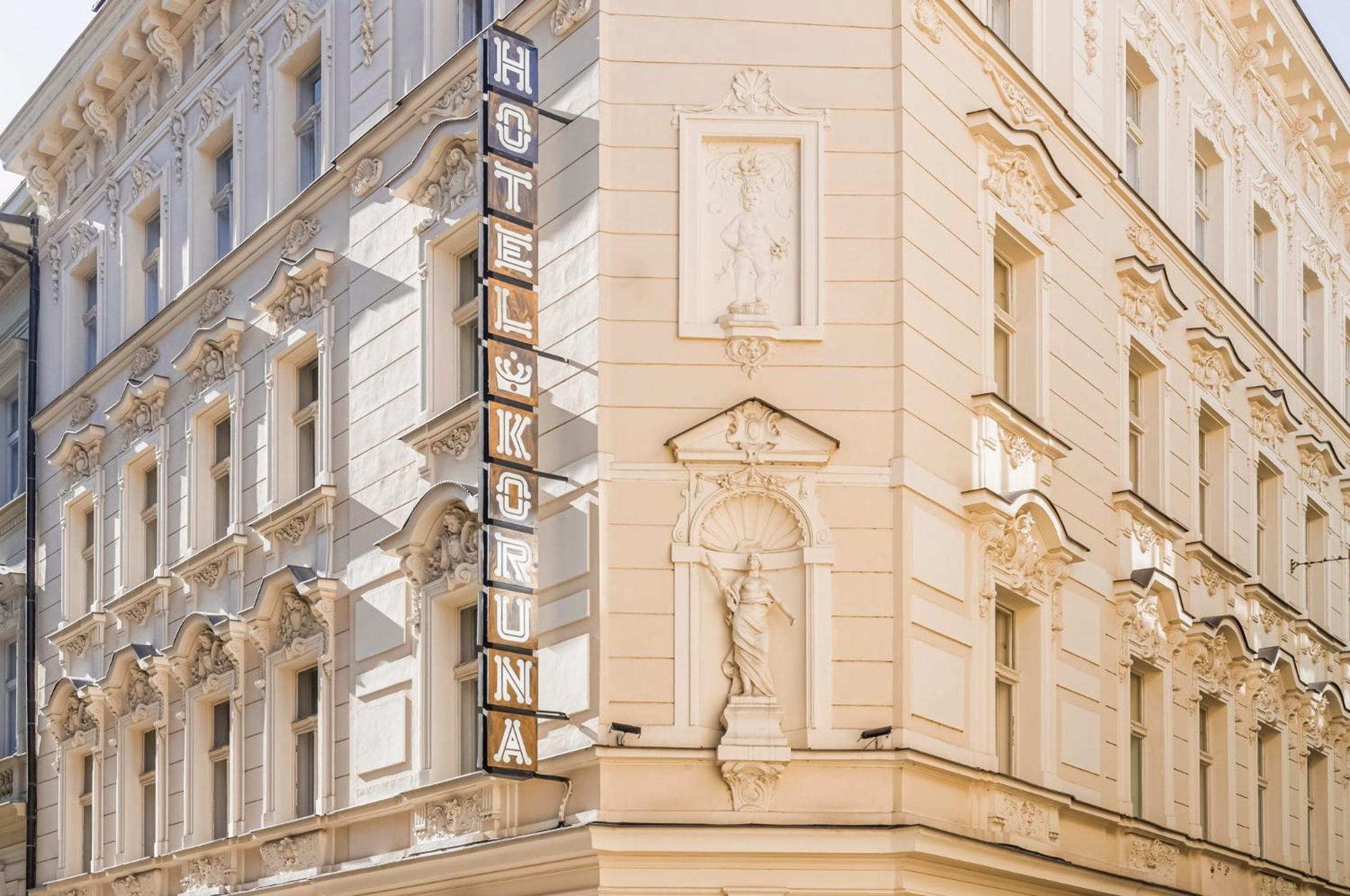Koruna Hotel Praga Exterior foto